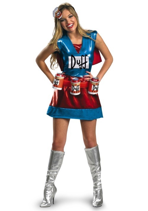 Womens Sexy Duffwoman Costume