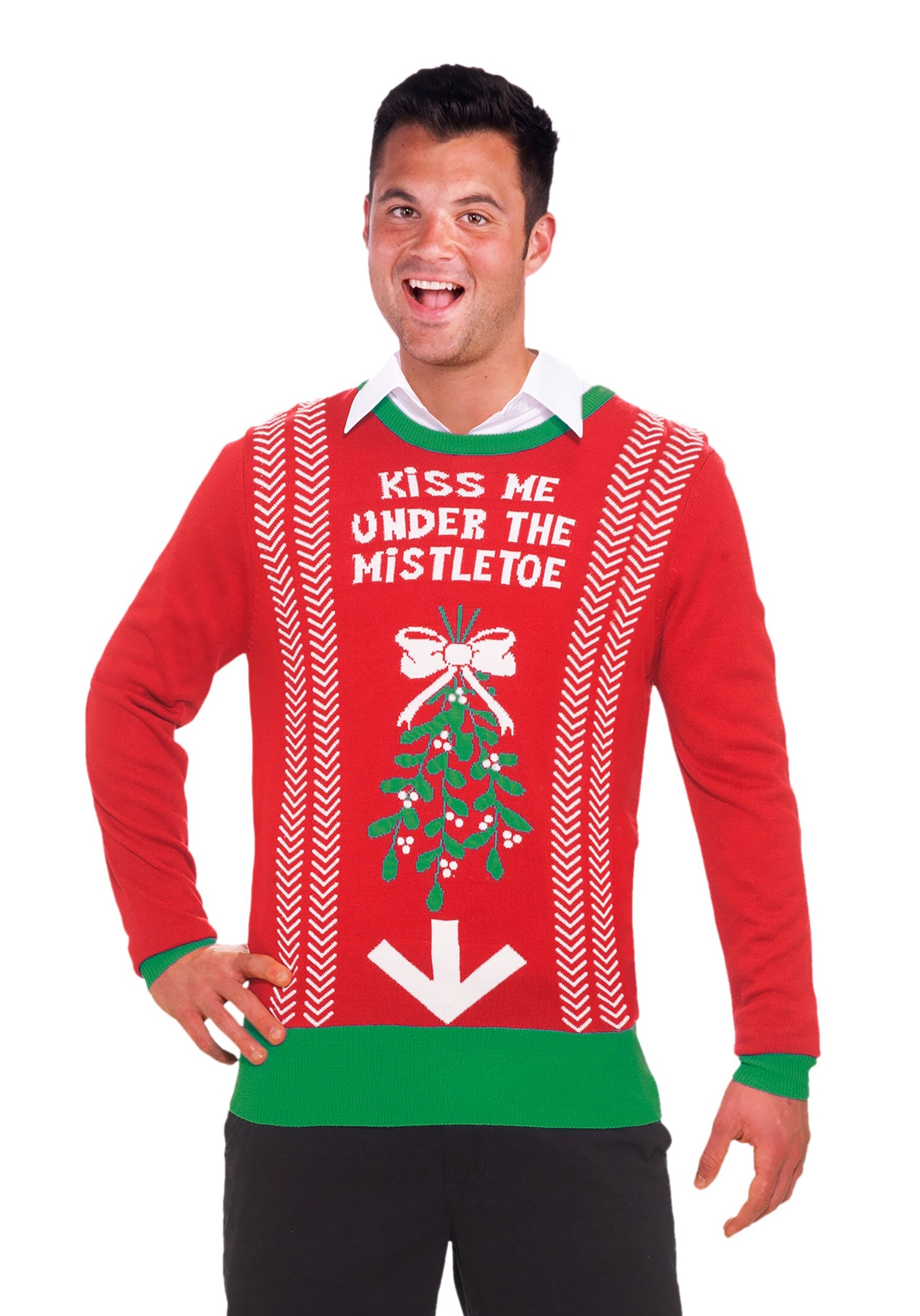 Mistletoe Ugly Christmas Sweater