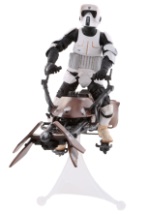 Star Wars Black Series Biker Scout with Speeder Bike 4