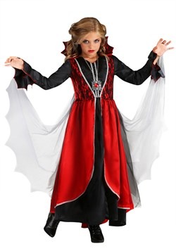 Girls Vampire Dress Costume