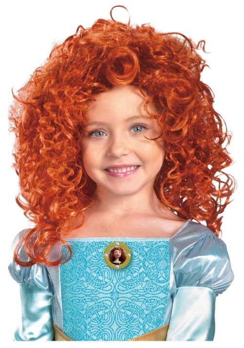 Red Merida Kids Wig