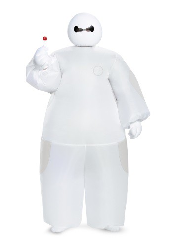 Kids White Baymax Inflatable Costume