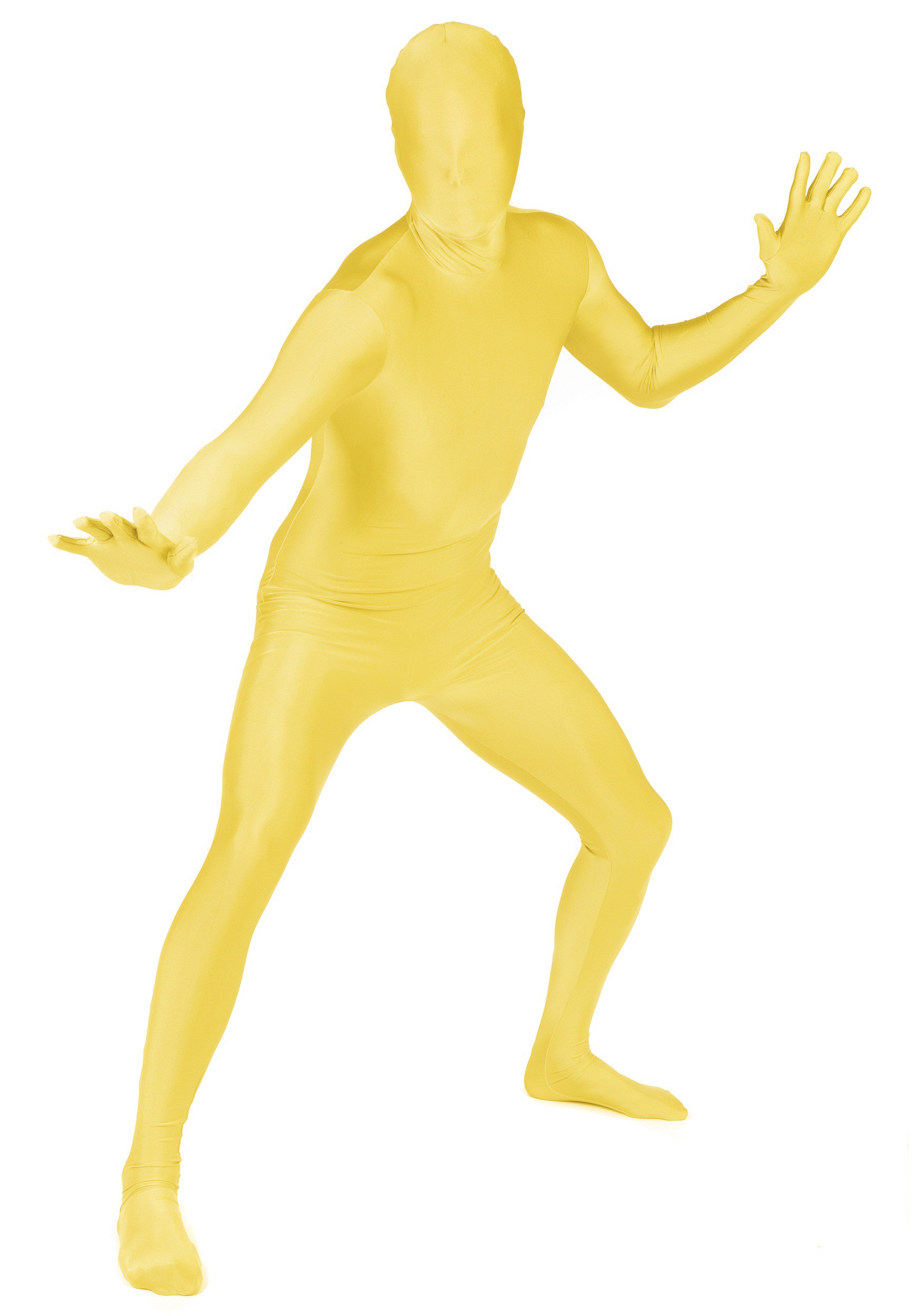 Yellow Morphsuit Adult Costume , Morphsuit Halloween Costumes