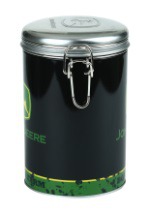 John Deere Born To Farm Round Lock-Top Tin2