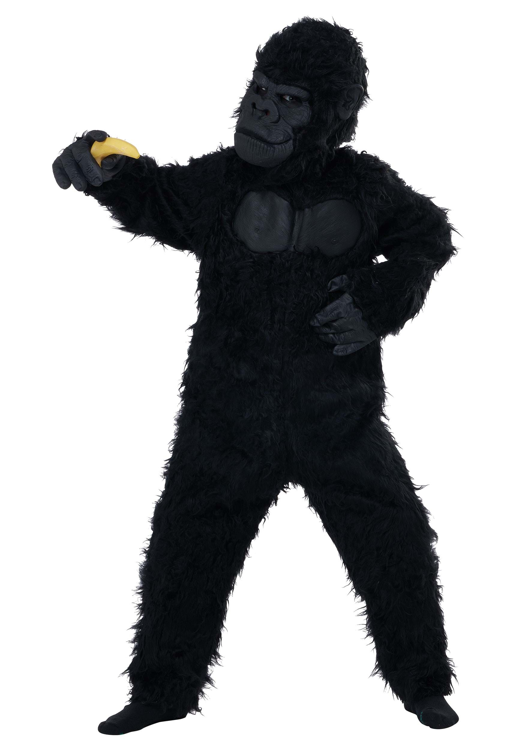 Deluxe Gorilla Child Costume , Animal Costumes