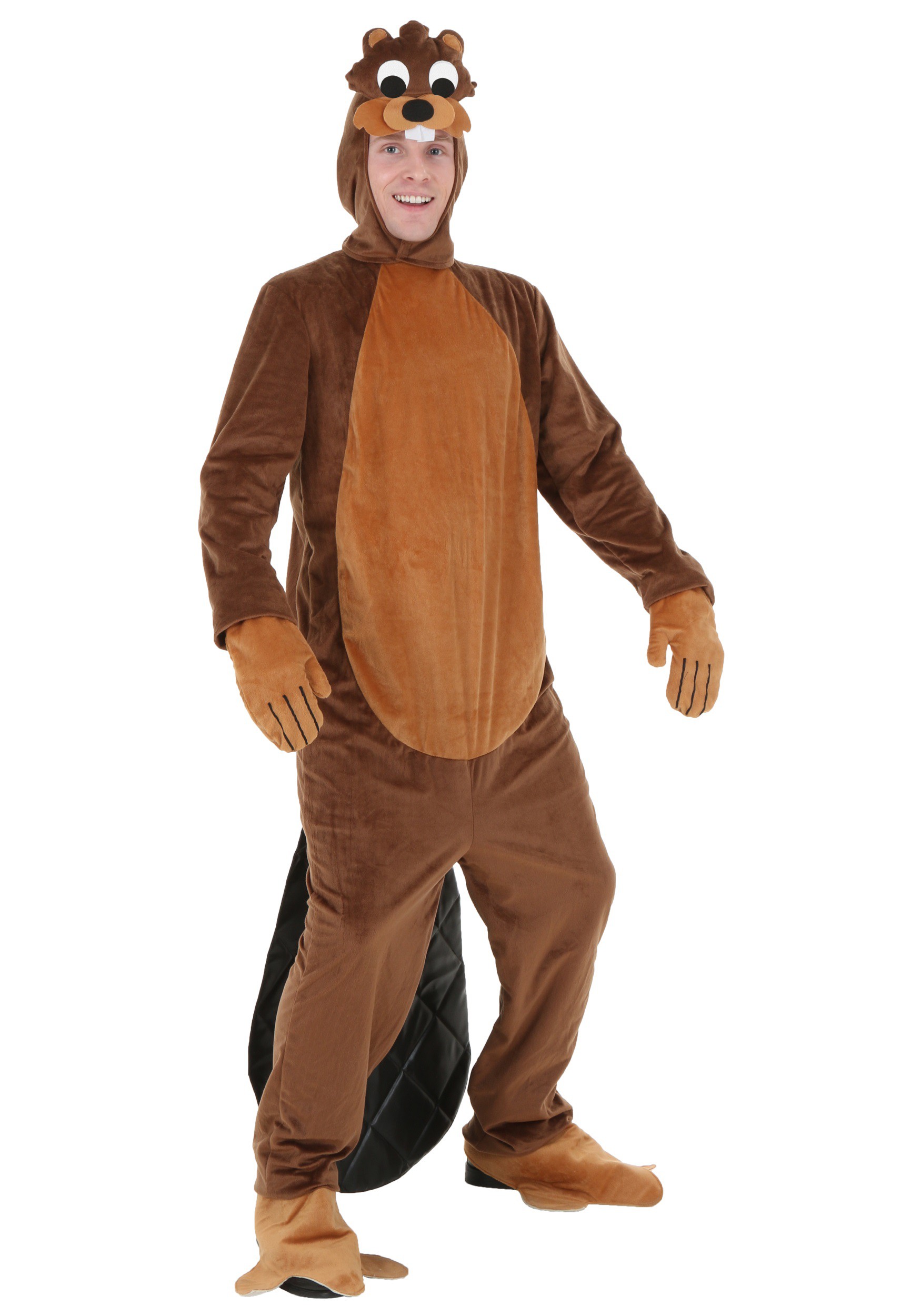 Adult Busy Beaver Costume For Adults , Adult Animal Costume