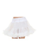 Plus White Adult Petticoat