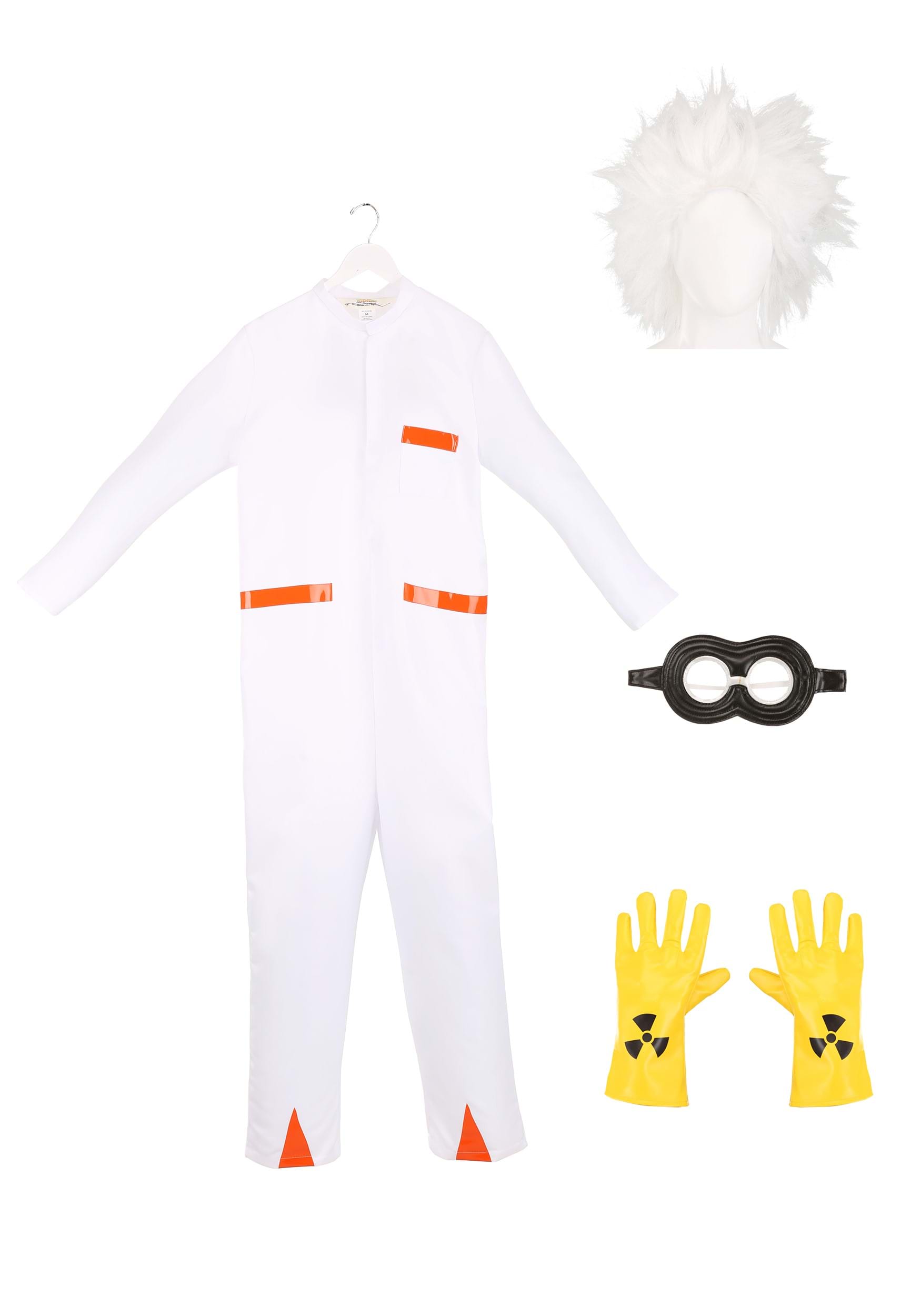 Plus Size Doc Brown Costume From Back To The Future Part 1