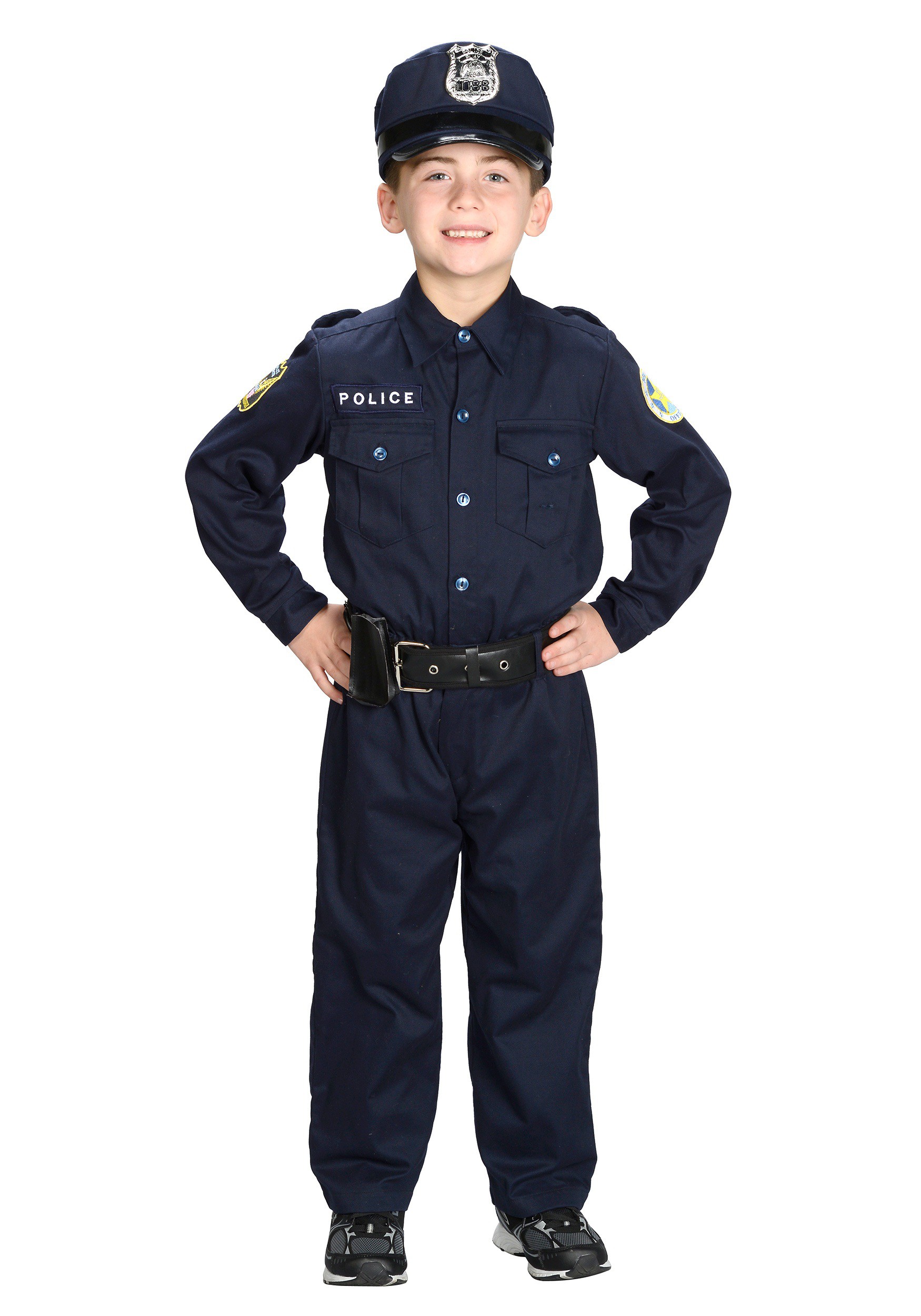 Award Winning Deluxe Police Dress Up Childrens Costume Set 