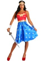 Deluxe Long Dress Wonder Woman Womens Costume-update2