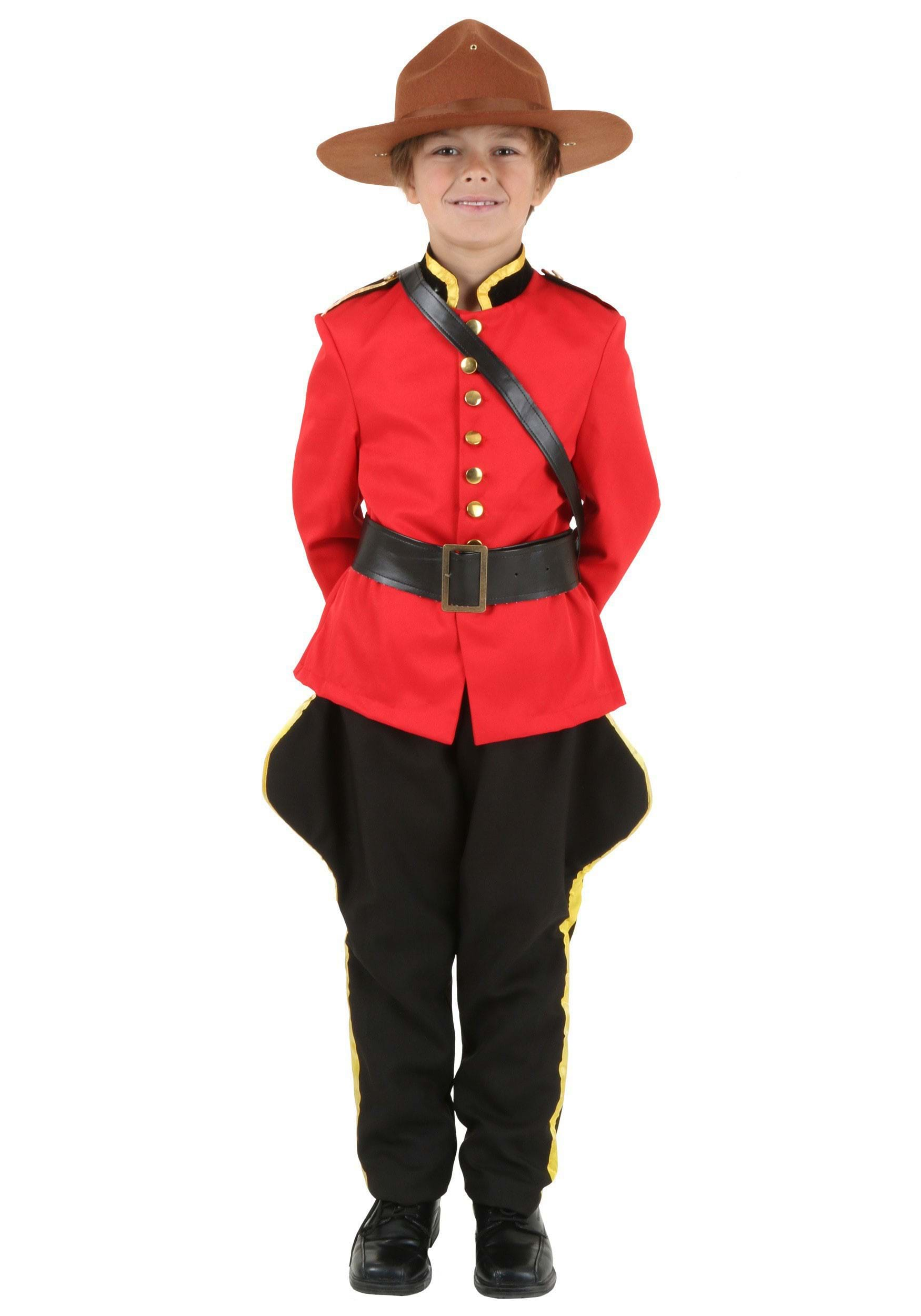 Child Canadian Mountie Costume , Exclusive Costumes