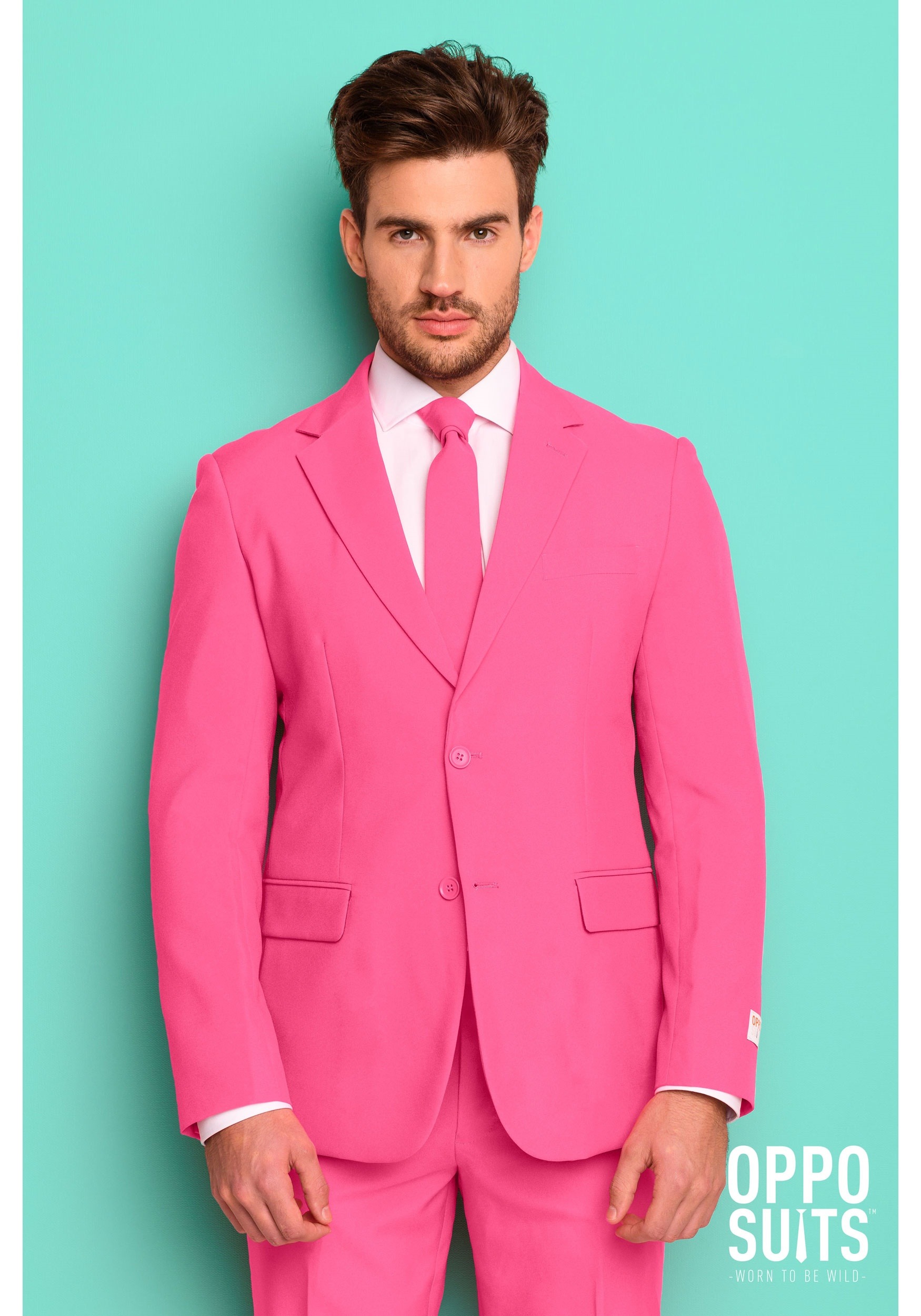 Mens Opposuits Pink Suit