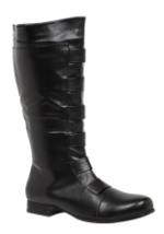 Adult Black Superhero Boots