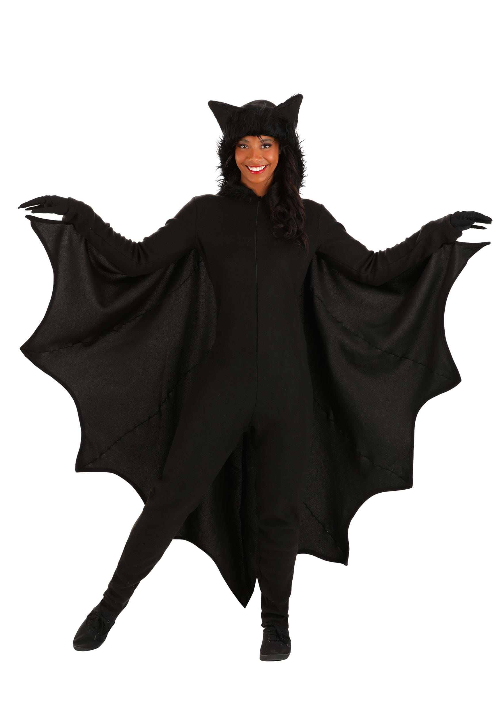 Fleece Bat Costume For Adults