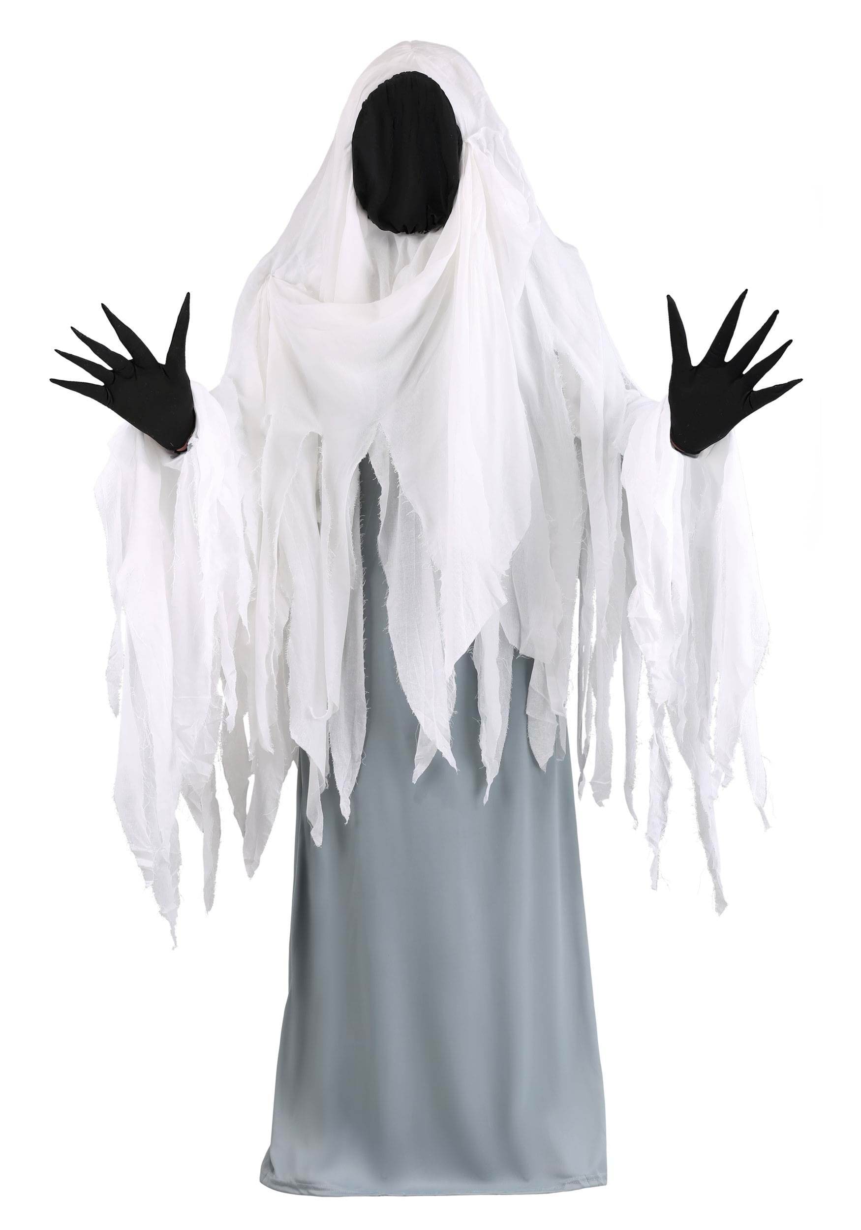 Spooky Ghost Plus Size Costume for Adults