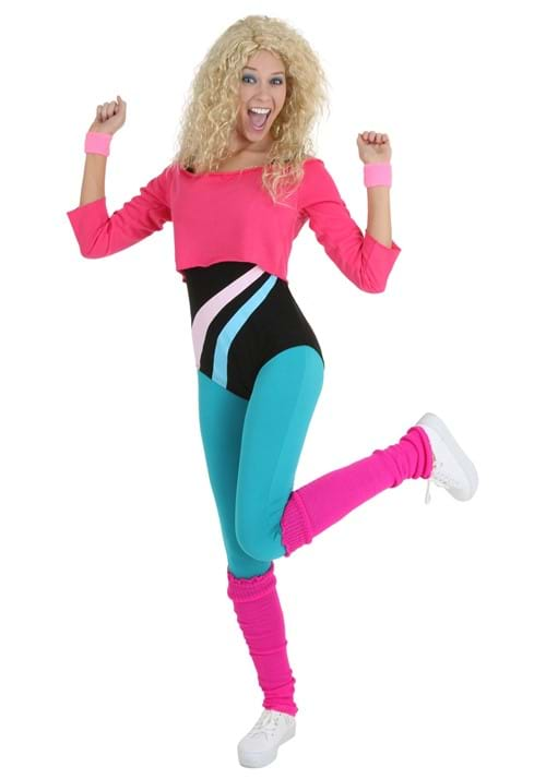 Women's 80's Workout Girl Costume