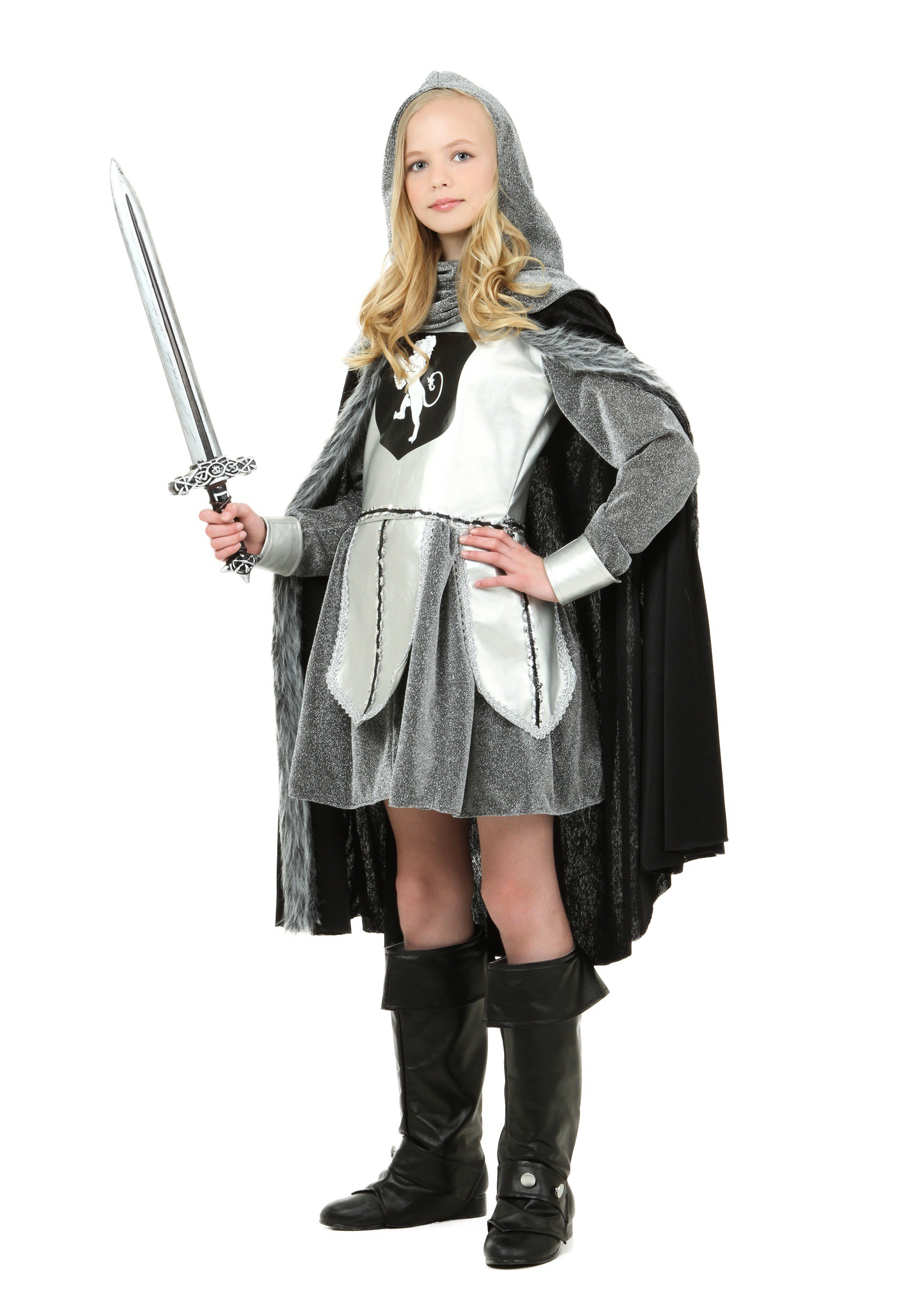 Girl's Teen Warrior Knight Costume