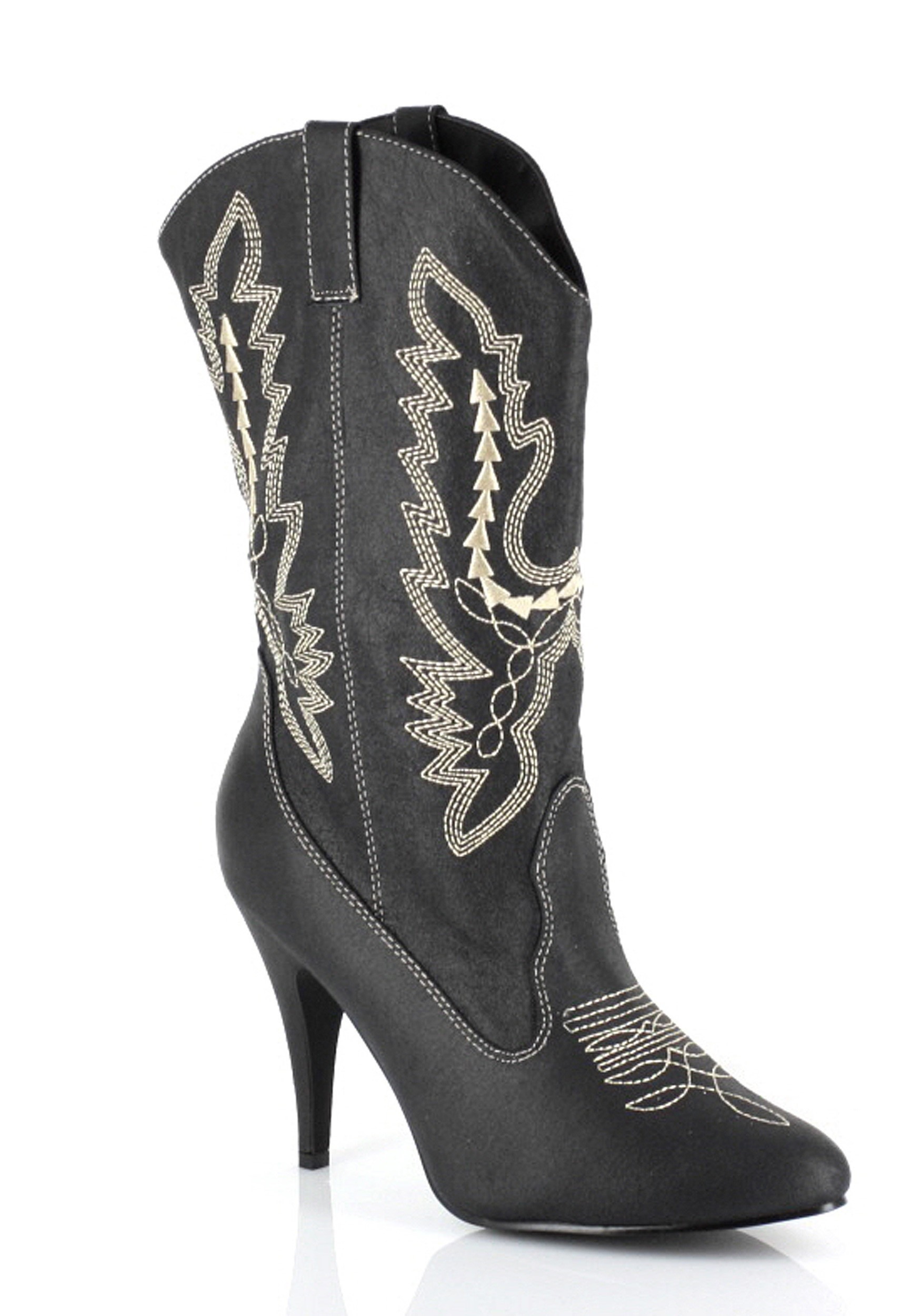 Black Cowgirl Women's Boots , Women's Costume Boots