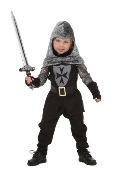 Toddler Black Knight Costume