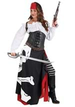 Women's Pirate Flag Gypsy Costume Alt 9