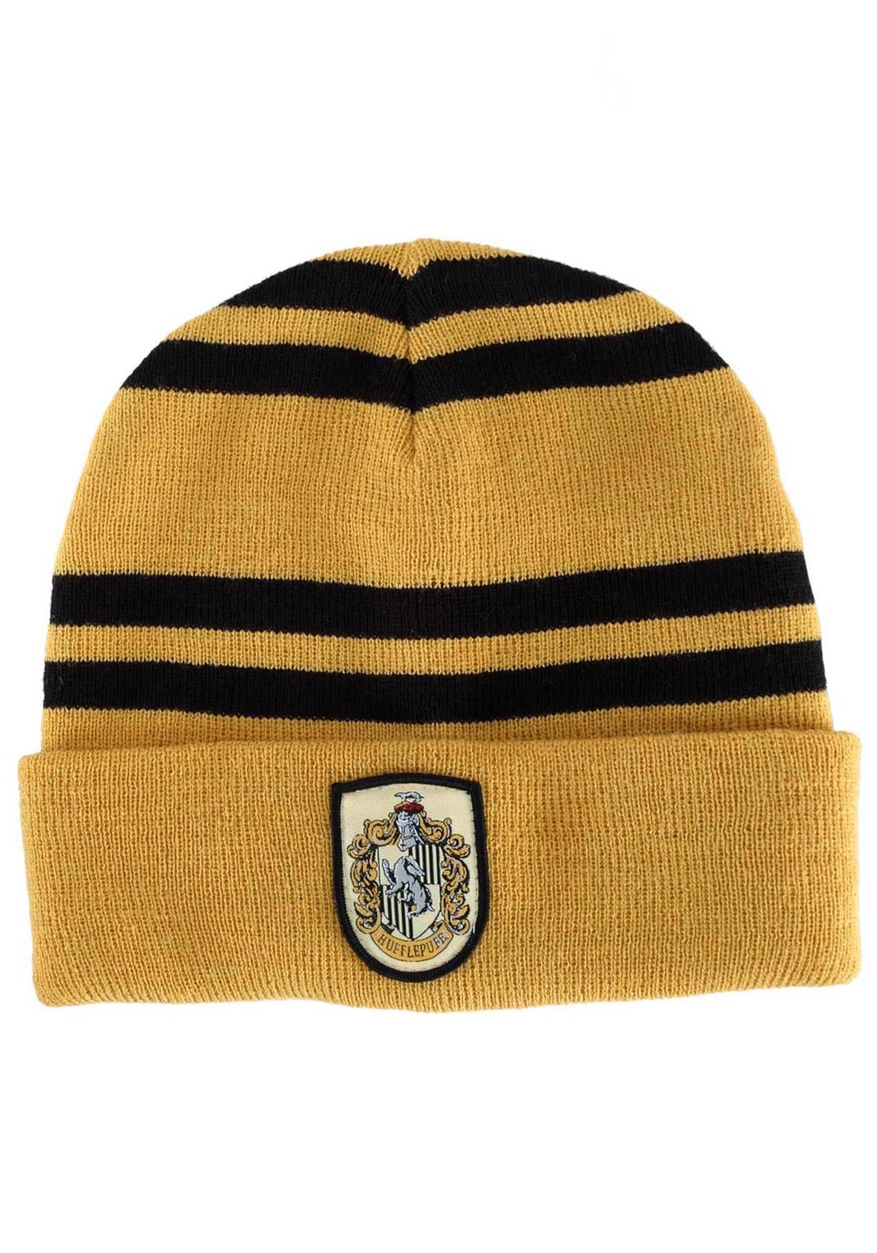 Knitted Hufflepuff Hat