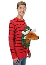 Reindeer Head Ugly Christmas Sweater Alt 2