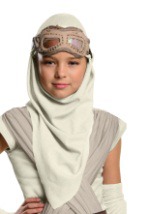 Child Star Wars Episode 7 Rey Eye Mask w/Hood