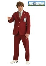 Plus Size Authentic Ron Burgundy Suit