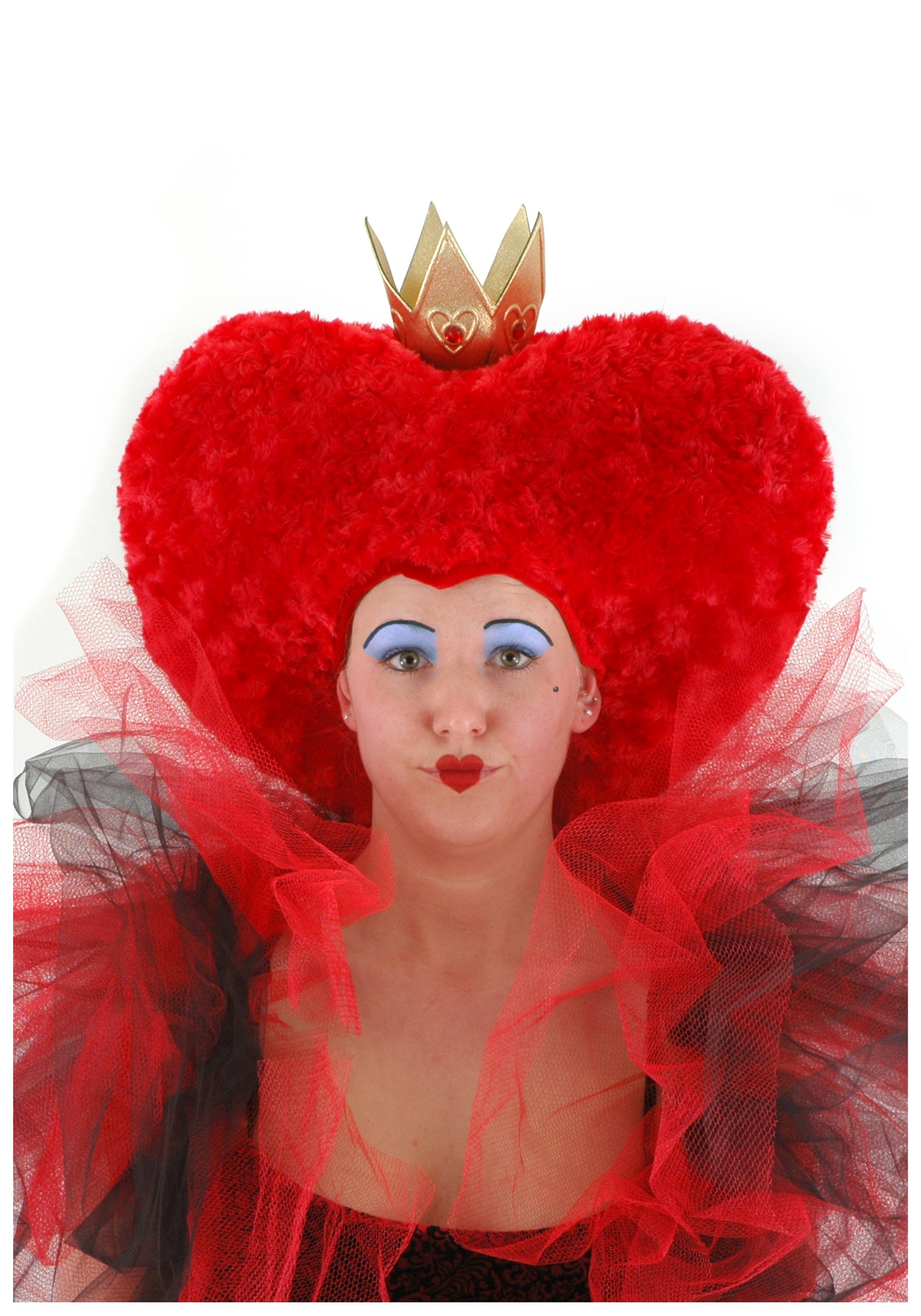 Oversized Women's Queen of Hearts Wig