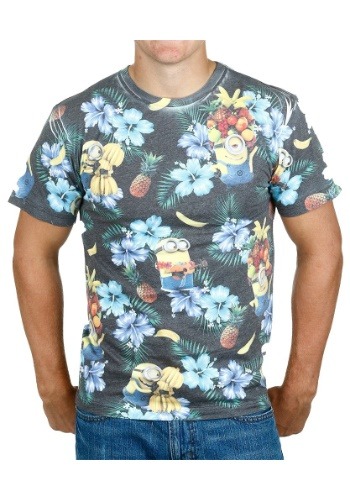 Minions Tropical Banana All Over Men's T-Shirt