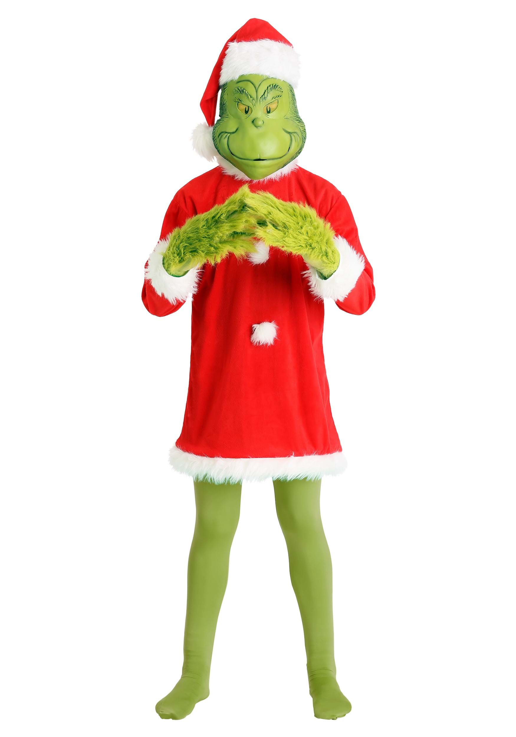 Mens Deluxe Grinch Costume | Christmas Costumes