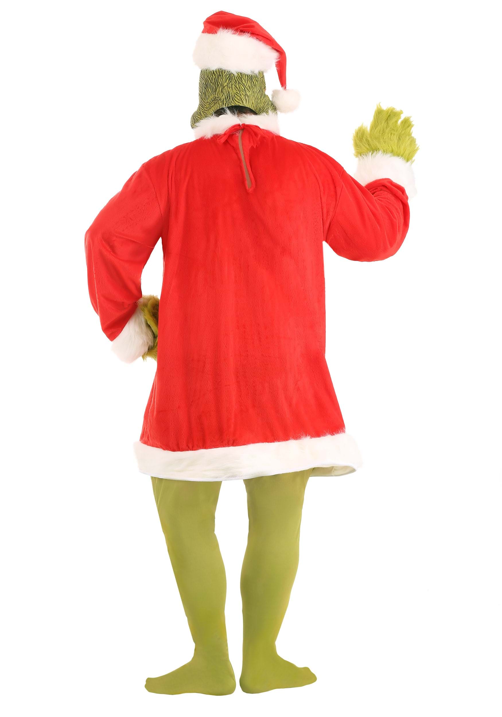Adult Plus Size Santa Grinch Costume | Christmas Costume
