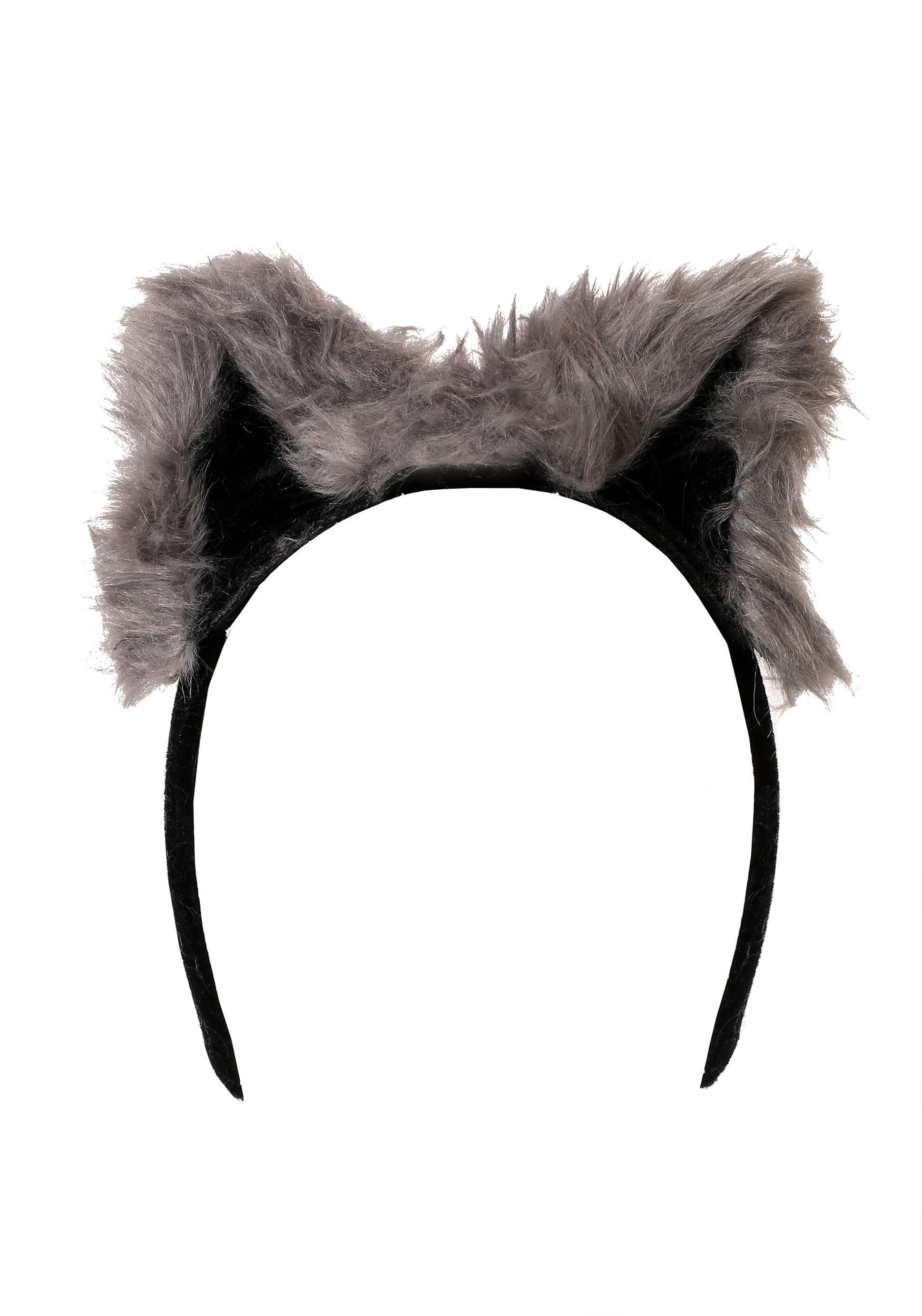 Raccoon Ears And Tail Women's Set