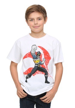 Power Rangers Black Ranger Punch Boys T-Shirt