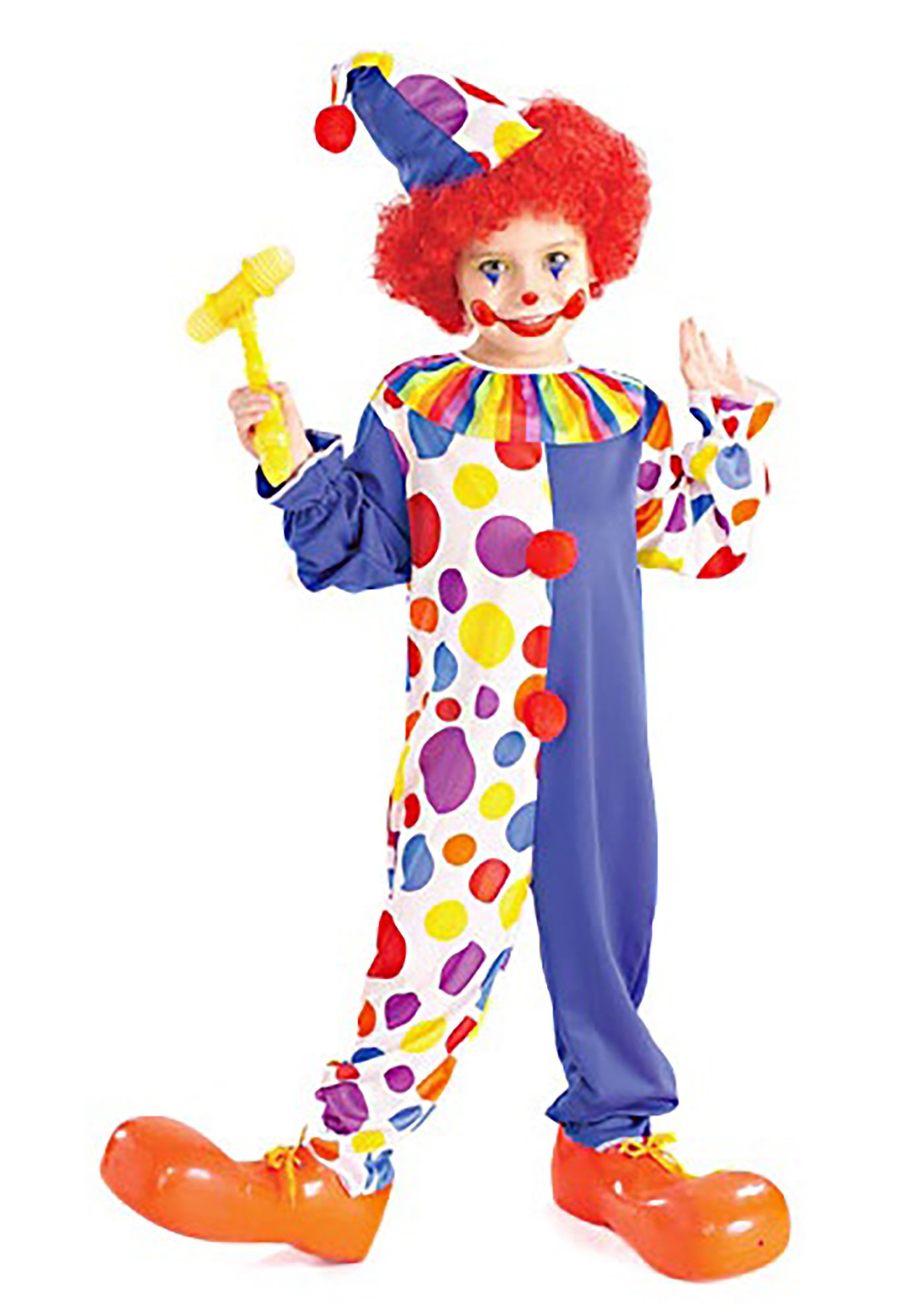 Clown Costume for Kids Children Halloween Clown Costume Set 