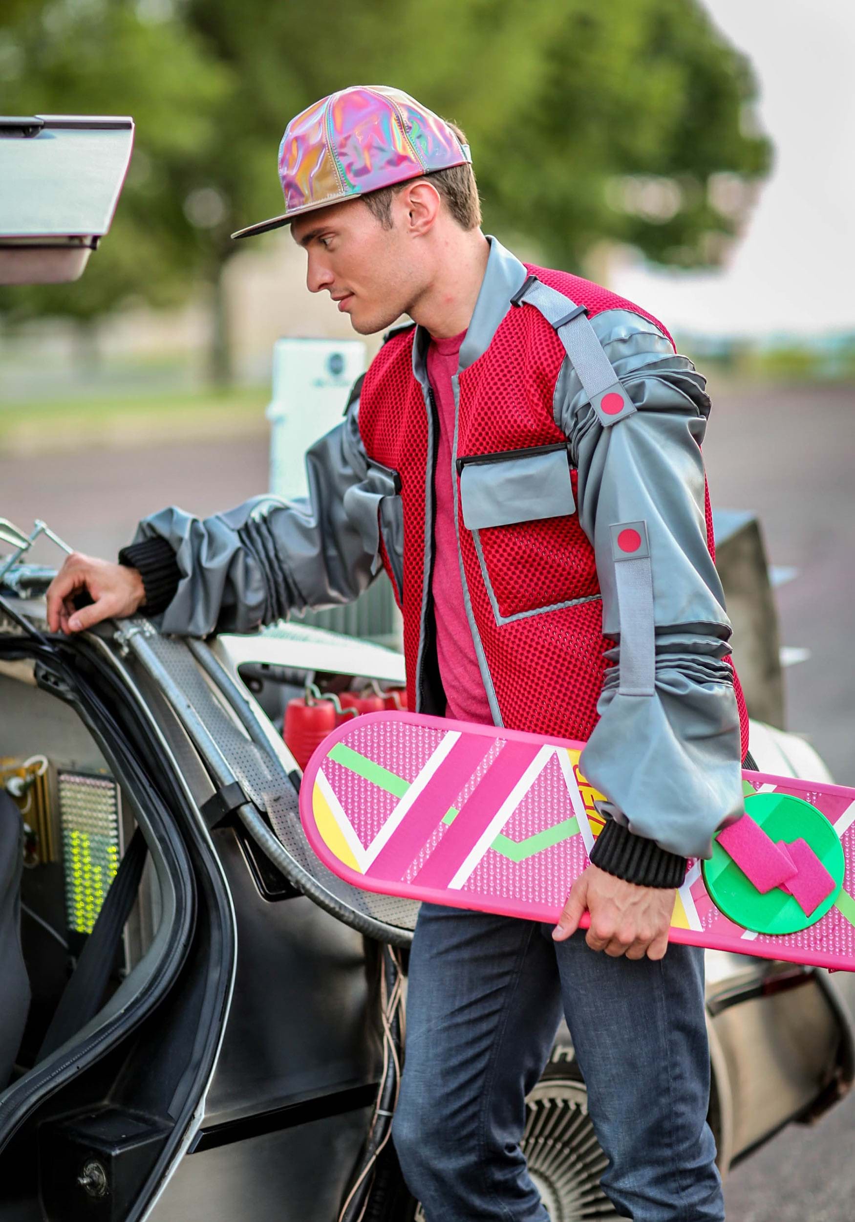 Men's Authentic Marty McFly Jacket Costume from Back to the Future Part 2