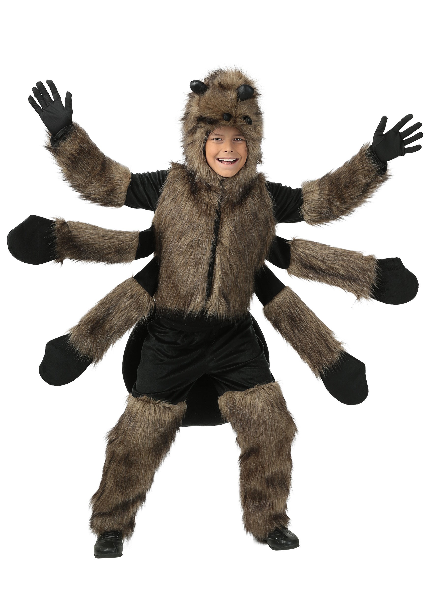 Furry Spider Costume for Kids