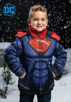 Kids Superman Puffer Jacket upd
