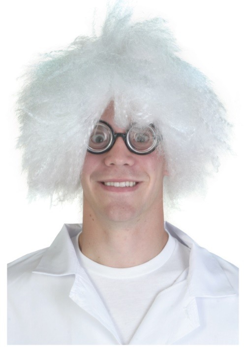 Mad Scientist White Wig