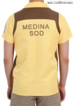 The Big Lebowski Medina Sod Mens Bowling Shirt