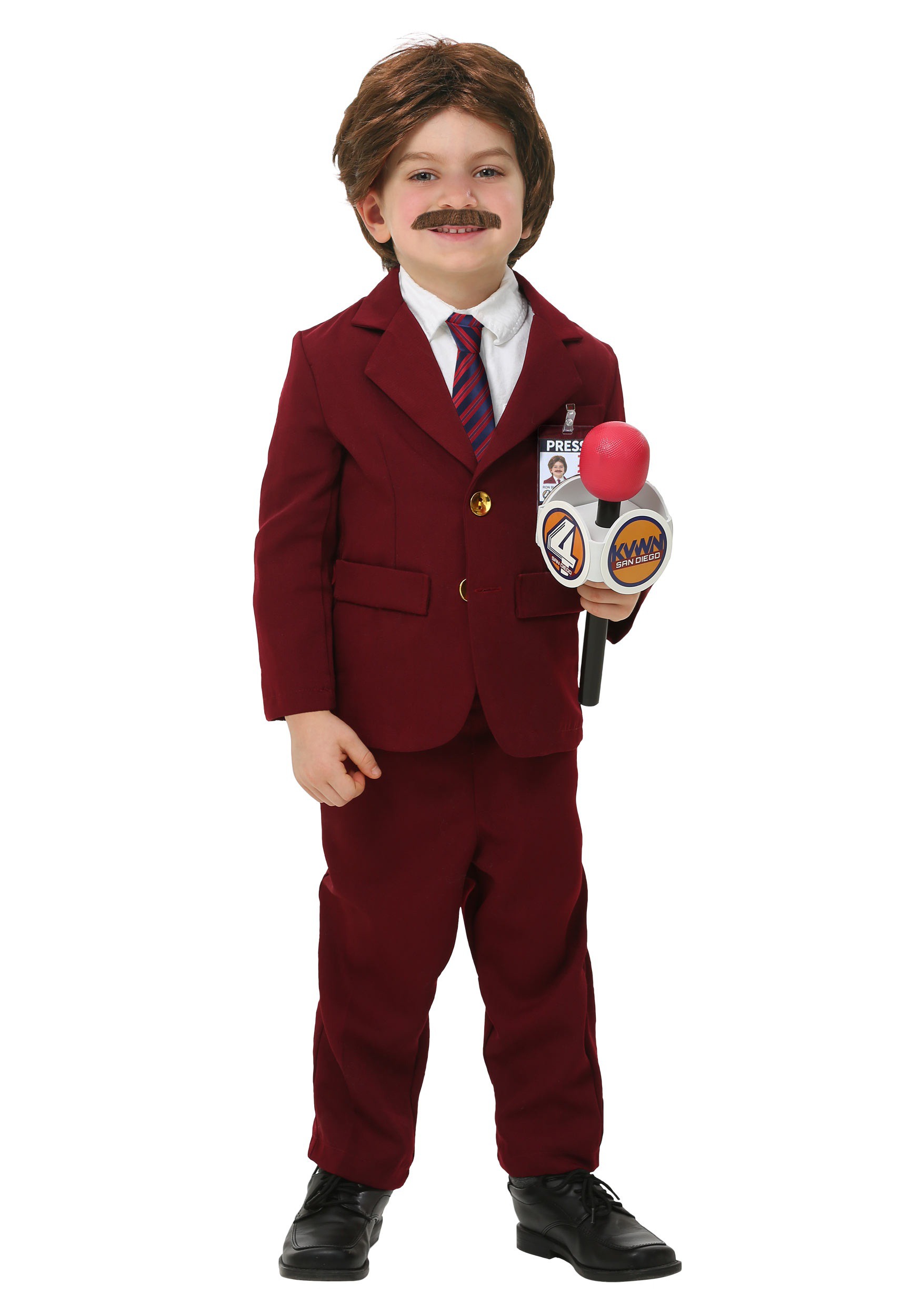 Anchorman Ron Burgundy Costume for toddler