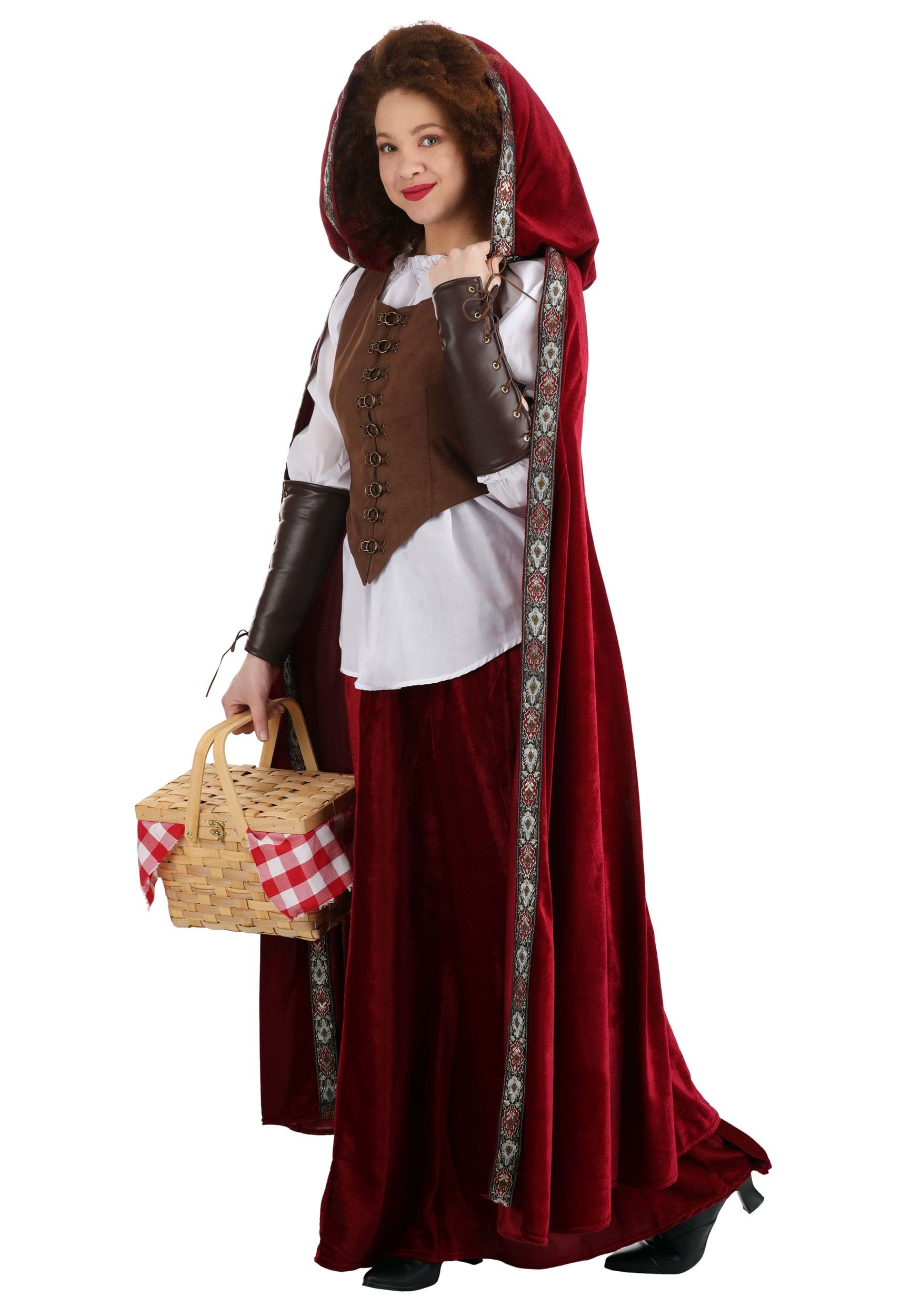 Deluxe Red Riding Hood Costume For Women