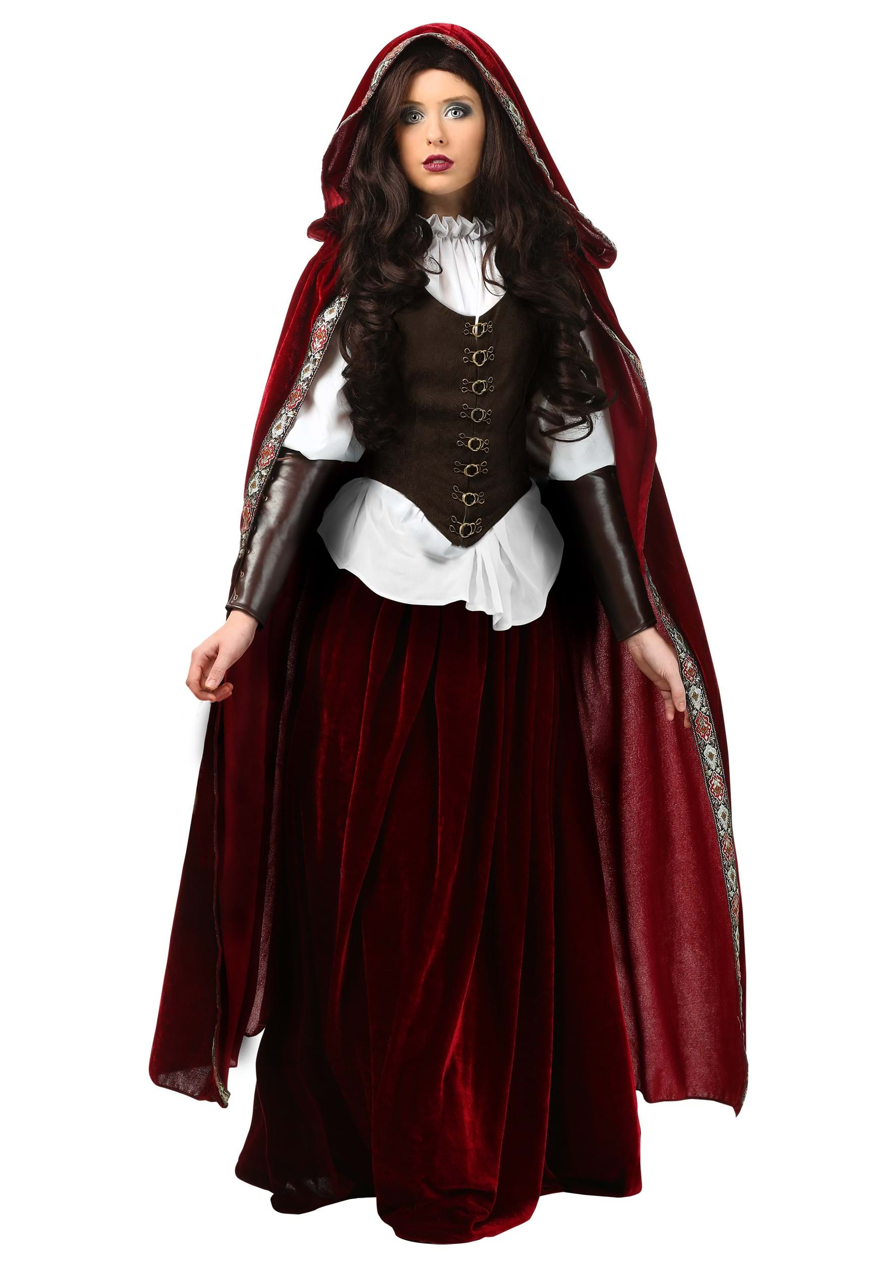 Deluxe Red Riding Hood Costume For Women