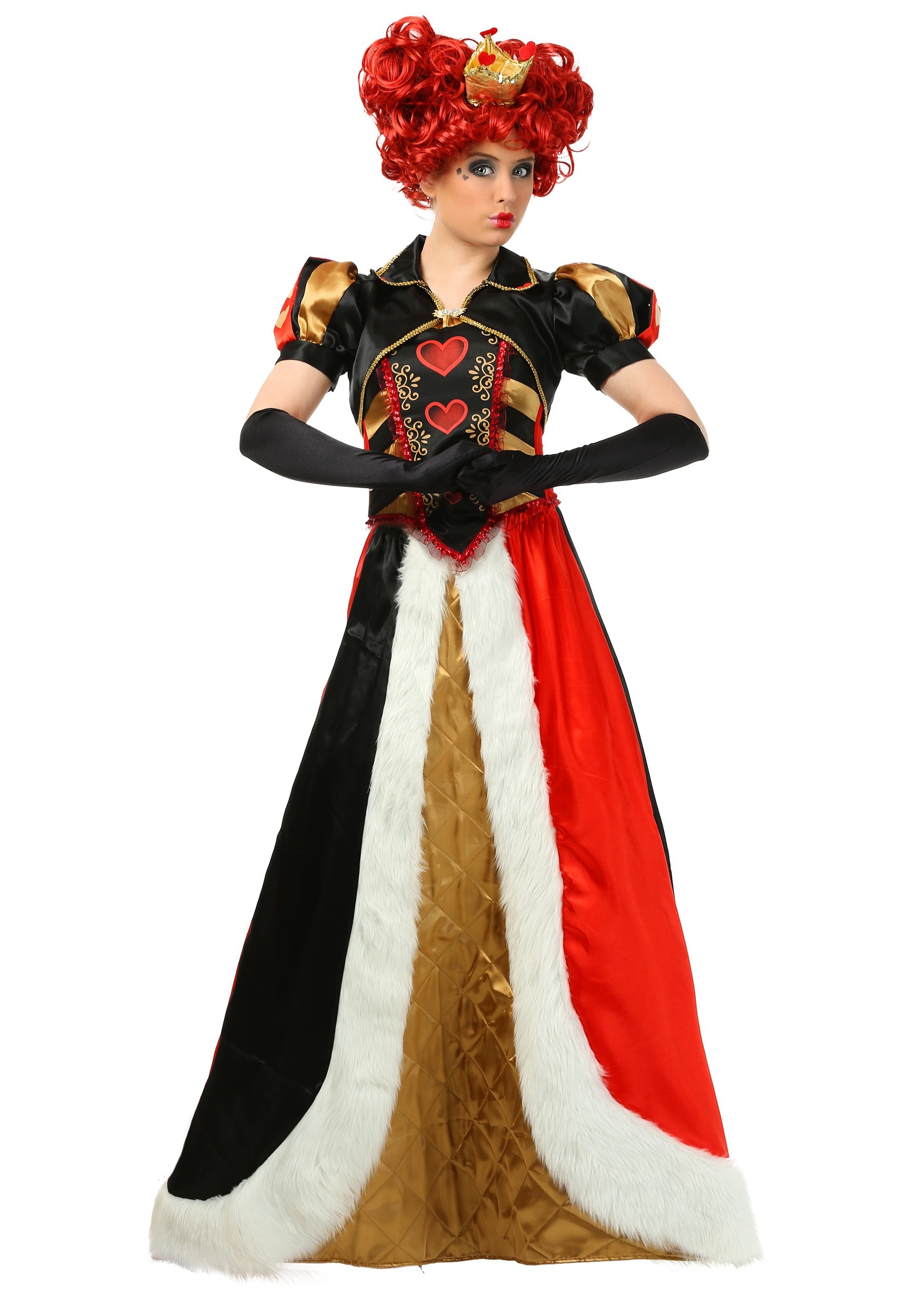 Women's Elite Queen of Hearts Costume