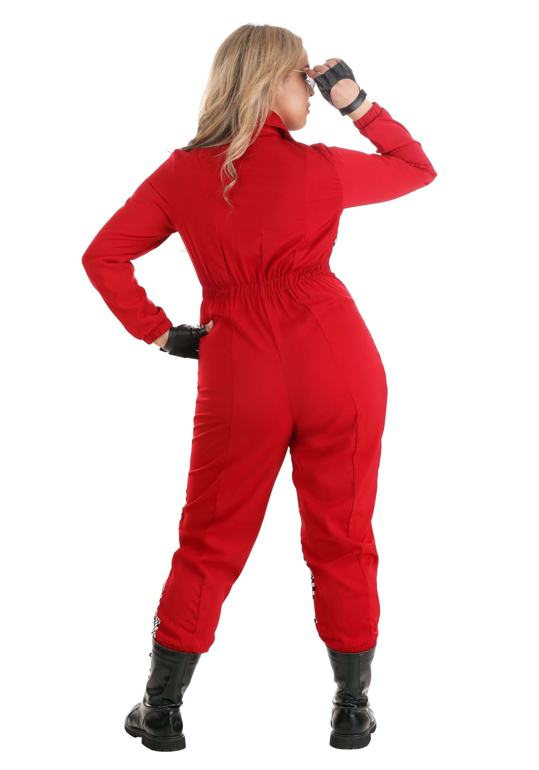 Women's Racer Jumpsuit Costume