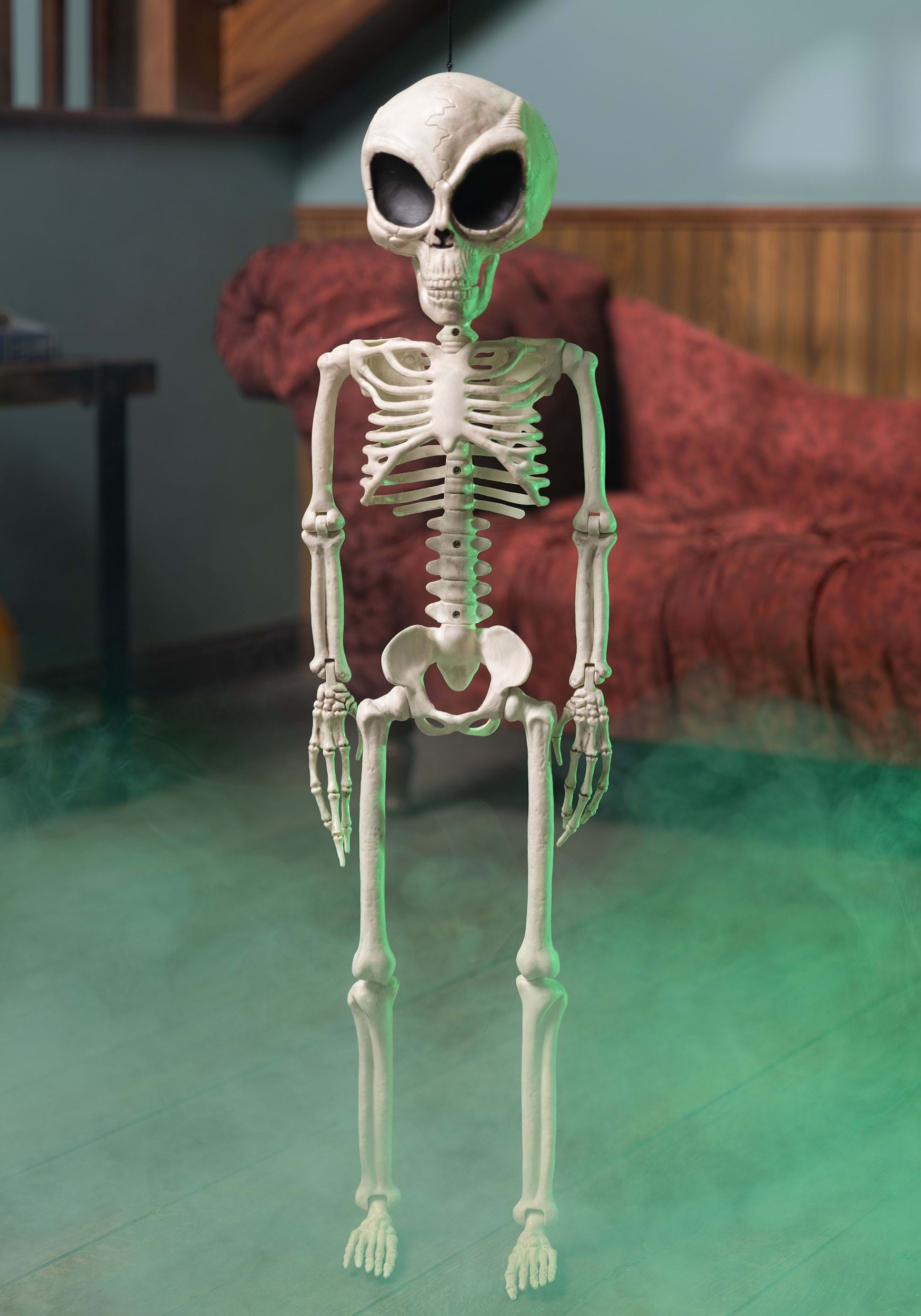 Alien Halloween Skeleton Decoration
