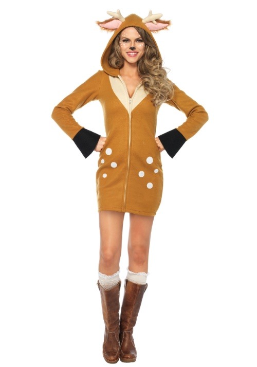 Women's Cozy Fawn Costume