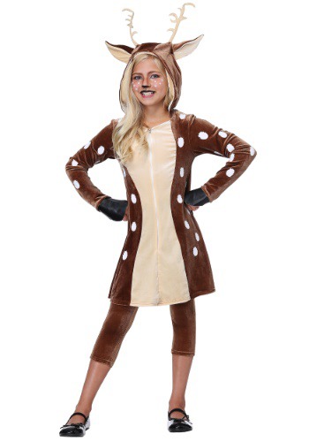 Girls Deer Fawn Costume