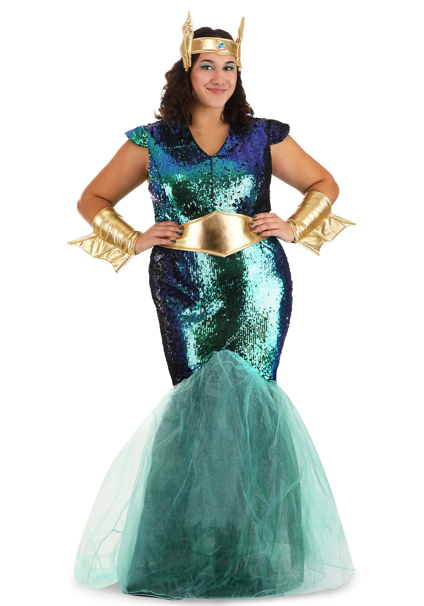 Plus Size Sea Siren Costume