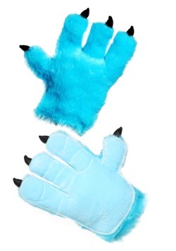 Blue Monster Adult Hands